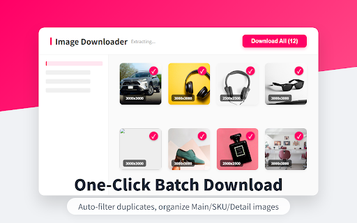 HD Image Downloader - Web Photo & Video Batch Saver :: HD image and video downloader. Detect HD originals, SKU photos, and videos from any webpage. Batch watermark-free ZIP export.