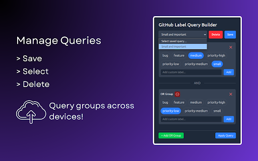 GitHub PR Label Filter Tool :: A Chrome extension to filter GitHub pull requests by labels.