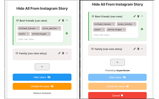 Hide All From Instagram Story :: Hide users from your Instagram stories