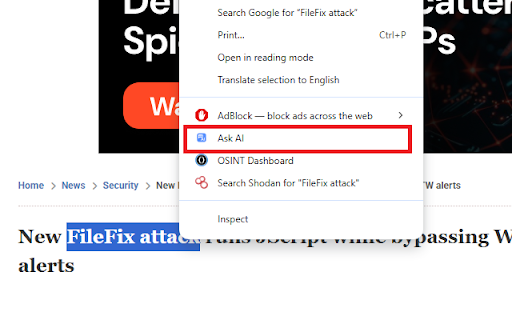 ask AI :: askAI is a simple and powerful Chrome extension that helps you understand selected text using AI technology.
