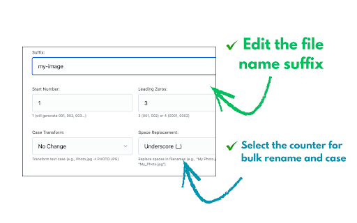 Bulk File Rename - Offline File Batch Renamer :: Batch Rename multiple files in bulk with customizable patterns and download them.