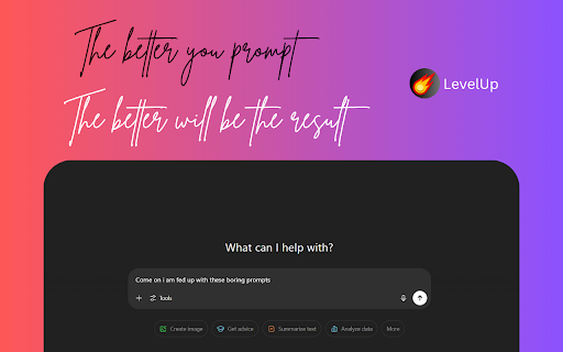 LevelUp AI :: Enhance your writing with powerful AI assistance