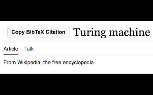 WikiCite :: Injects a button on Wikipedia pages to copy the citation automatically.