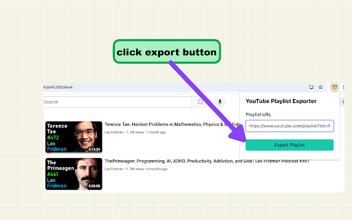YouTube Playlist Exporter :: Export YouTube playlist information to CSV format