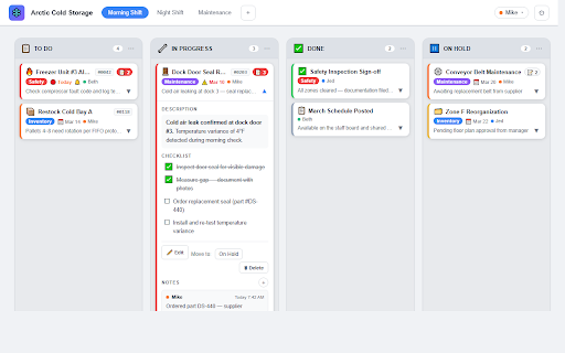 FluxBoard – Local Multi-User Kanban Board :: Seamless team Kanban. Local, private, no accounts required. Manage tasks, notes, due dates & alarms — all data stays local.