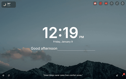 PulseTab :: An elegant New Tab page for Chrome