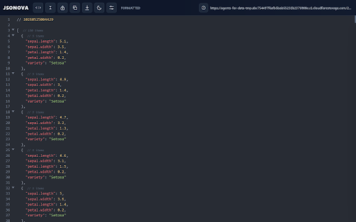 JSONOVA - JSON Formatter and Viewer :: Displays and formats JSON directly in the current tab.