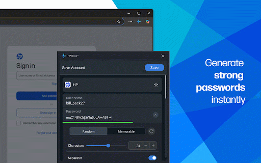 HP Omni :: HP Omni+ Password Manager extension provides secure, seamless password management built into your HP experience.