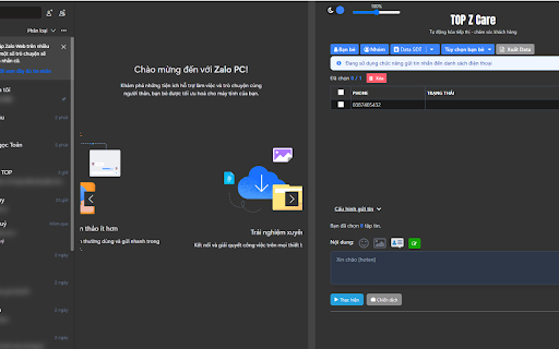 Top ZCare :: Công cụ tối ưu hóa chăm sóc khách hàng trên Zalo