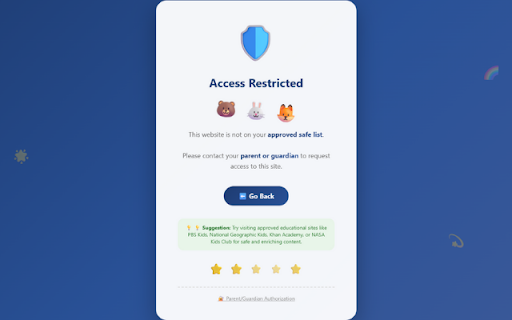 Kids Safe Browser - Parental Control & Web Filter :: Professional parental control. Restrict website access, manage screen time, and ensure safe browsing with PIN protection.