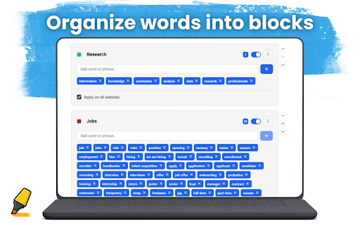 Highlight Buddy - Highlighter & Notes :: Highlight text on any website, add notes with comments, and manage everything in one dashboard.