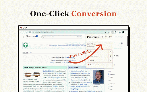 Web to PDF - Save Webpage as PDF :: Convert any website or HTML webpage to PDF in one click. Save full pages, articles, and chats locally—no uploads.