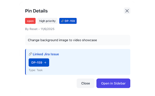 resetWeb - Visual Feedback for resetDocs :: Add comments and create tasks directly on any live website. Integrated with resetDocs for seamless team collaboration.