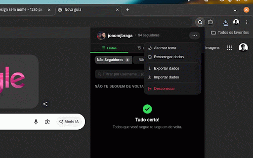 GitHub Unfollowers :: Descubra quem não te segue de volta, quem você não segue e seus seguidores mútuos no GitHub.