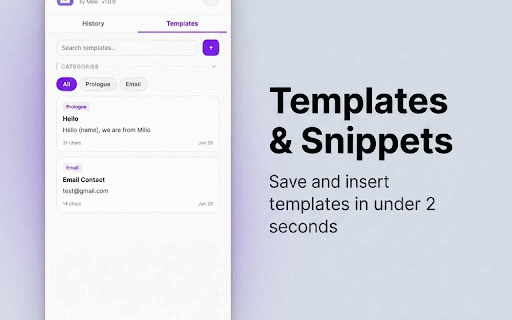 Clipboard Brain :: Smart local clipboard history with search, categorization, and templates.