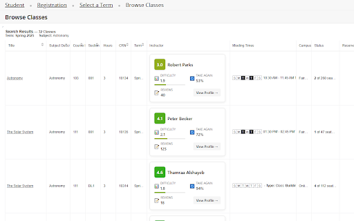 RMP for GMU :: View RMP ratings on PatriotWeb
