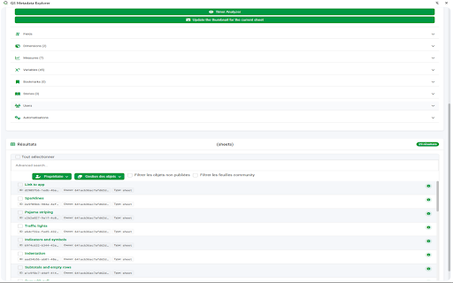 QS Metadata Explorer :: QS Metadata Explorer is a free and open Chrome extension designed to support Qlik Sense developers, analysts, and administrators in…