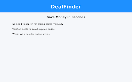 DealFinder :: Detects shopping sites and shows available coupons and deals. Placeholder affiliate IDs included — replace with your own.