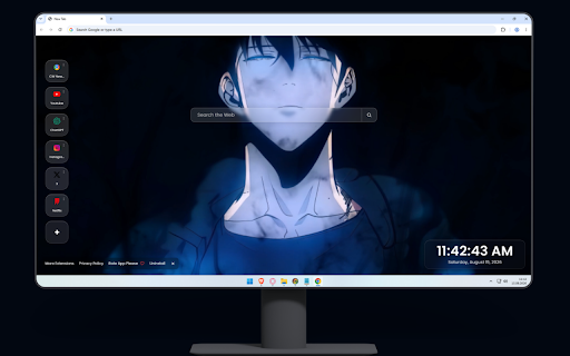 Sung Jin Woo Darkness Solo Leveling Live Wallpaper :: Sung Jin Woo from Solo Leveling glows with dark blue shadow aura and piercing eyes in pitch-black darkness.