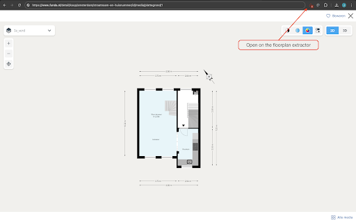 Floorplan extractor :: Detect and download .fml files on Funda detail pages.