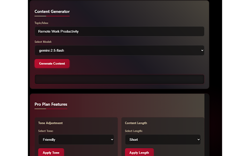 Linkedin Content Generator :: Create powerful LinkedIn posts in seconds.
