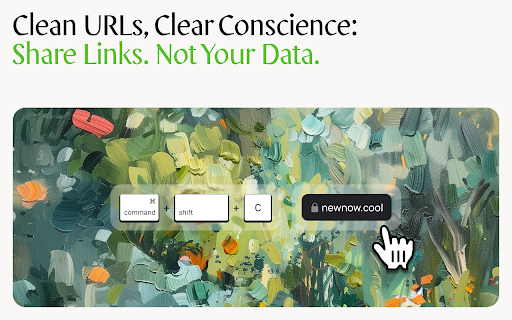 Clean URL Copier :: Copy the current URL without tracking parameters