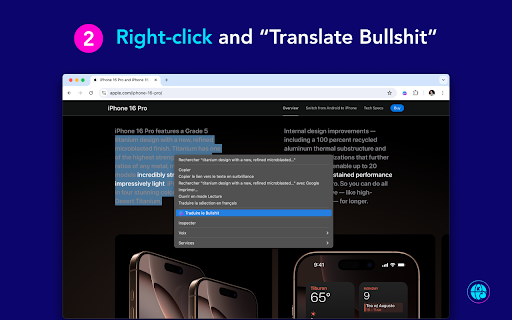 Bullshit Translator :: Cut through the nonsense to reveal what’s really being said.