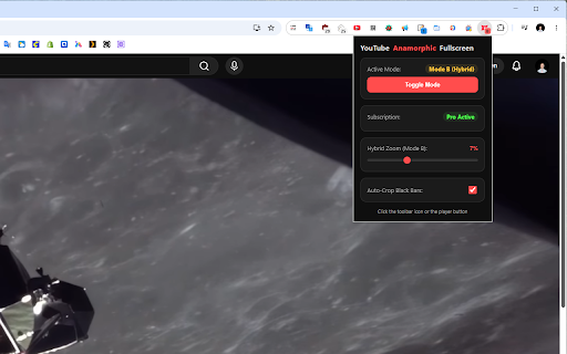 YouTube Fullscreen: Anamorphic Scaler :: Ultimate widescreen stretch and smart zoom optimizer to remove black bars on YouTube videos.