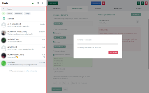 WaslaTech WhatsApp Tools :: Extend your WhatsApp Web experience with powerful tools and options