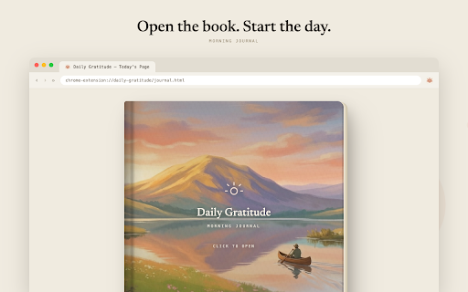 Daily Gratitude Journal & Hourly Reminders :: One kind reminder every hour, plus a three-question gratitude journal for your mornings. No streaks, no pressure.