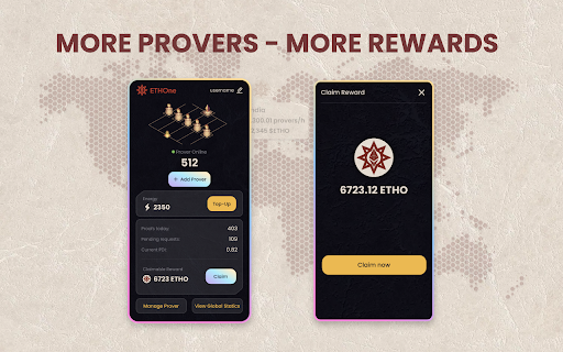 ETHOne Node :: Make Ethereum cheaper and easier to use — no bridges, no friction. Start mining your $ETHO today.