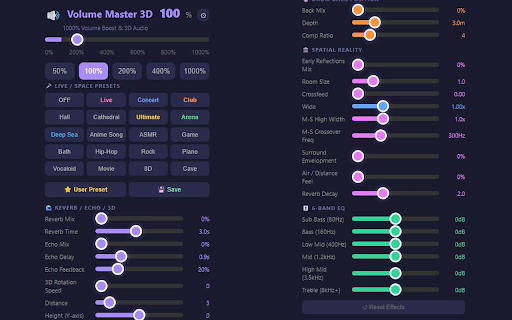 Volume Master 3D - 1000% & 立体音響 :: 音量を最大1000%UP。立体音響エフェクト対応
