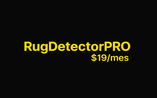 Rug Detector :: Análisis en tiempo real de memecoins en la red de Solana.