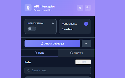 API Response Interceptor :: Developer tool for API testing - intercept and mock API responses, add delays, with in-page toast notifications and rule templates