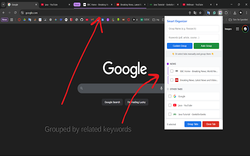 Smart Tab Manager :: Intelligently organize and manage your tabs.