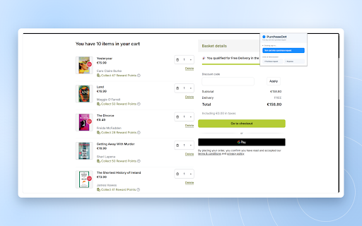PurchaseDot Assistant :: Browser assistant for PurchaseDot — convert any cart into a purchase request.