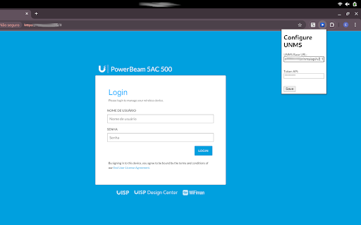 UISP Extension :: Extensão permite login usando Ticket do UISP.