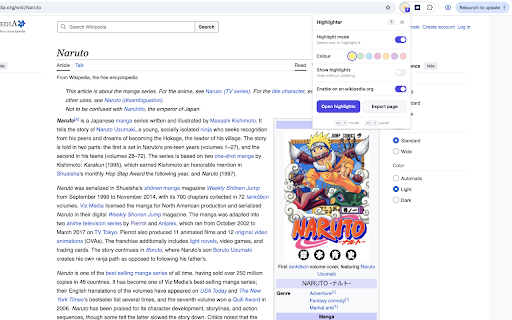 Highlighter :: Highlight and annotate any web page. Colors, notes, tags, search and export — all stored locally on your device.