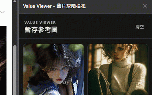 Value Viewer - Grayscale Image Inspector :: Inspect image values with grayscale, squint blur, value steps, comparisons, and a temporary reference tray.