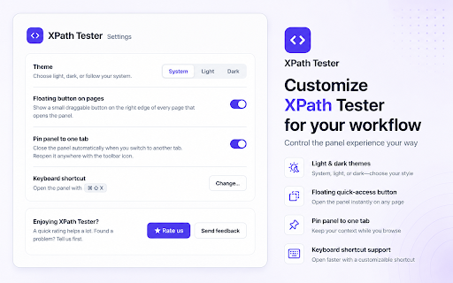 XPath Tester :: Use XPath Tester to build & check xpath expressions, css selectors, selenium xpath — instant selector finder and helper.