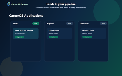 CareerOS Capture :: Save job posts into CareerOS.