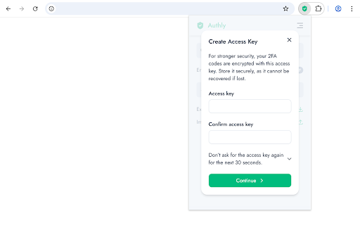 Authenticator: Generate 2FA Codes in Browser :: Generate 2FA codes instantly. Secure, encrypted, easy to use, and offline — an authenticator that stays in your browser.