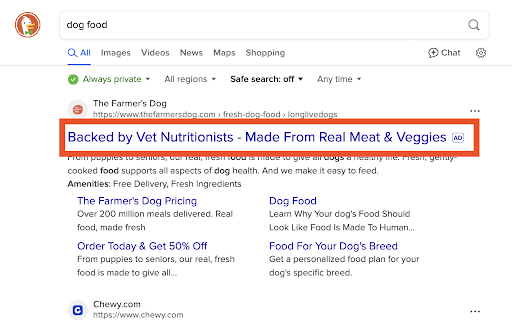 Turn off Ads on DuckDuckGo :: Adds a toggle button to show or hide ads on DuckDuckGo.