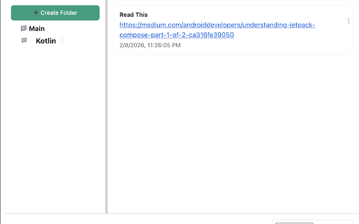 WEB MARK :: Save bookmarks and text offline