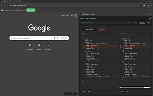 JASON (JSON Manager) :: Quick sidebar for saving and managing JSON snippets
