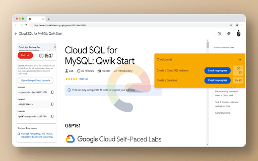 Google Cloud Skills Boost - Helper :: A browser extension designed to optimize your learning experience on Google Cloud Skills Boost.