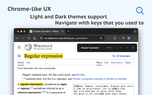 Chrome Regex Search :: Use Chrome Regex Search extension with regular expressions for advanced find in Chrome