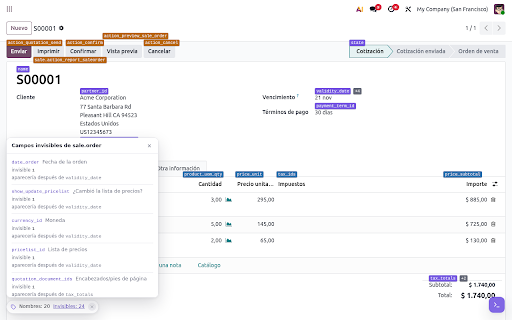 Odoo Dev Tools :: Odoo 15–19 developer tools: inspect fields and buttons, edit records, get XPaths, run methods, preview reports.