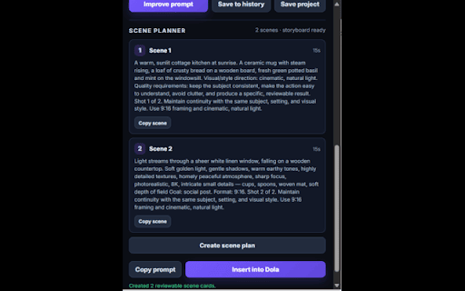 Prompt Studio for Dola AI :: Write, organize, improve, and plan prompts for Dola AI with local-first storage.