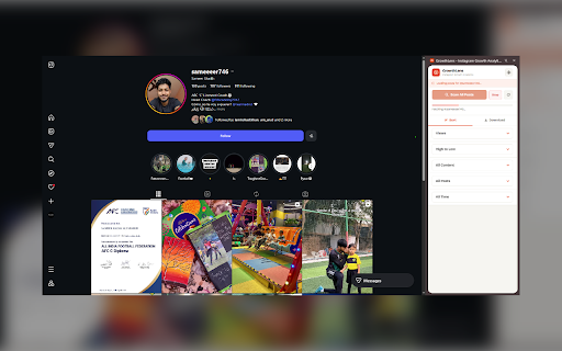 GrowthLens - Instagram Growth Analytics :: Sort, analyze & download Instagram and TikTok content with professional analytics, AI viral scoring, and deep profile comparison.